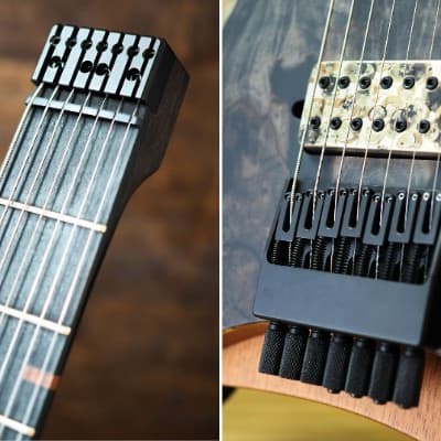 Halo MERUS 7-string Headless Guitar Bare Knuckle Pickups, Buckeye Burl 🤘🏻 image 9