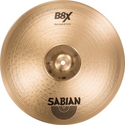 Sabian B8X Thin Crash Cymbal - Brilliant - 16" image 2
