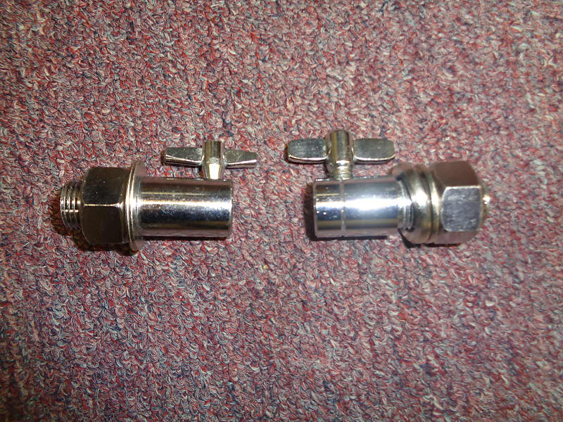 Nicco Bass Drum Spur Mount Fitting (Pair) "New Old Stock" image 1