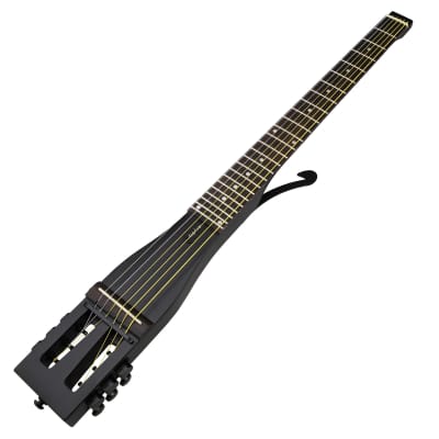 Anygig Travel Guitar Acoustic AGS SE Black (Left Handed) image 1