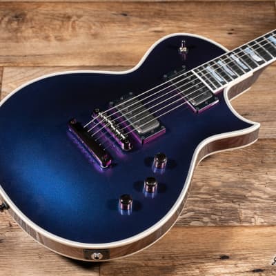 ESP Eclipse Custom EMG Electric Guitar w/ Case – Andromeda II image 8