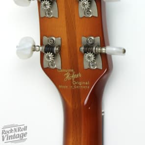 1990's Hofner V63 500/1 Violin Beatle Bass Sunburst image 6