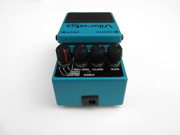 Vintage 1982 Boss VB-2 Vibrato Effects Pedal Black Label Vintage 1982 Boss VB-2 Vibrato Effects Pedal Black Label