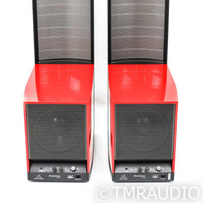 Martin Logan Renaissance ESL 15A  Floorstanding Speakers; Rosso Fuoco Pair image 6