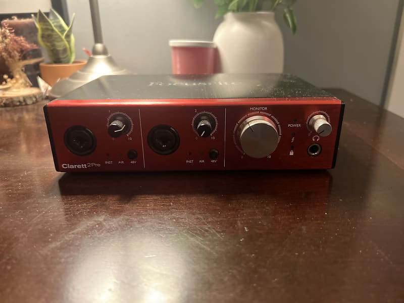 Focusrite Clarett 2Pre Thunderbolt Audio Interface | Reverb