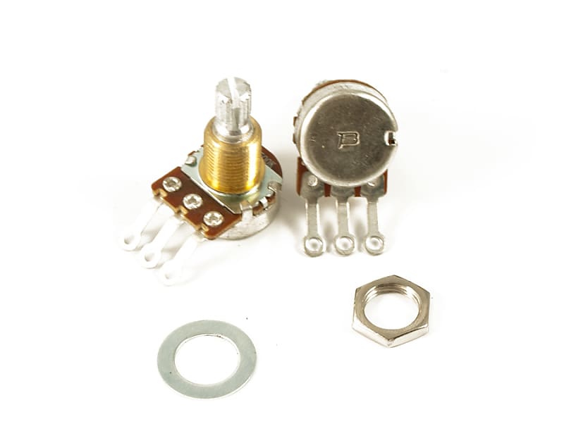 Bourns Pro Audio Guitar 500K Taper Pot 16mm Mini Pot 18 Tooth Reverb