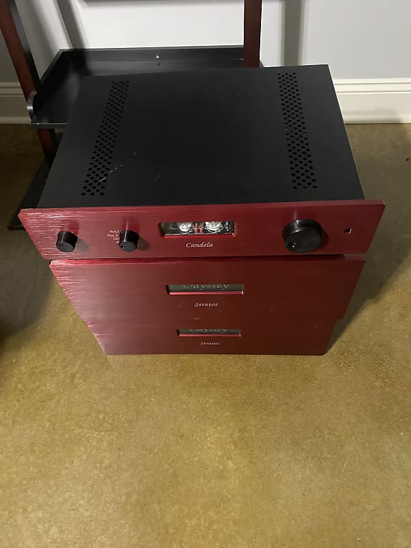 Odyssey Mono Extremes /Candela Tube preamp2012 - Red / Black  			