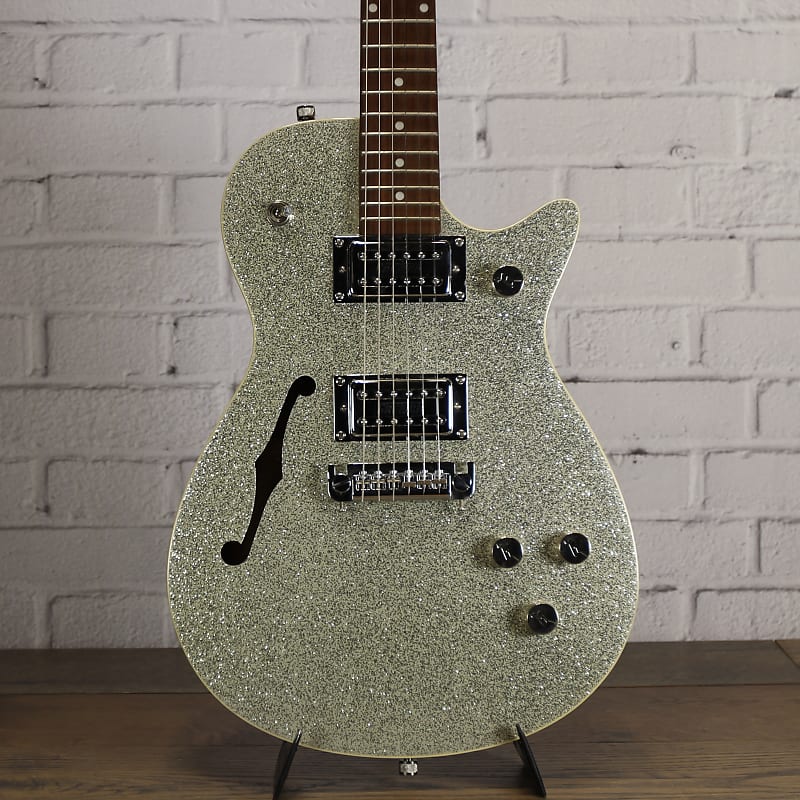 Gretsch G2629 Electromatic Sparkle Jet Semi-Hollow Electric Guitar 2010s  Silver Sparkle #NA
