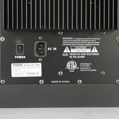 Fostex PM-2 MkII Active Studio Monitors Speakers Powered #37922 image 13