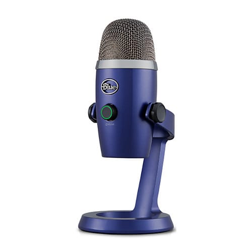 Microfono Blue Yeti USB con Filtro Knox Gear Pop -Plateado