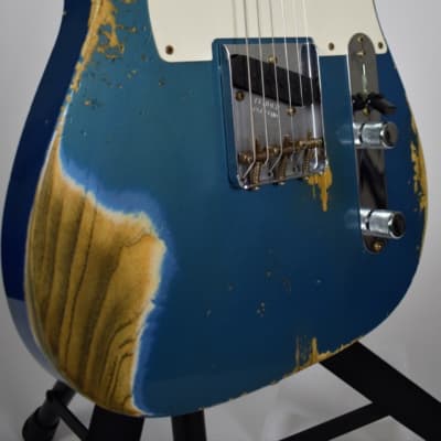Fender Custom Shop Limited Edition '58 Telecaster - Heavy Relic, Aged Lake Placid Blue image 7