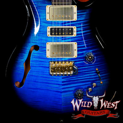 Paul Reed Smith PRS Core Series 10 Top Special Semi-Hollow (Special 22) Sapphire Smokeburst Natural image 1
