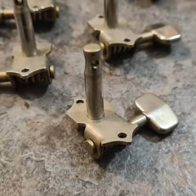 Grover Sta-Tite Open back tuners 1960s Gretsch - Nickel image 5