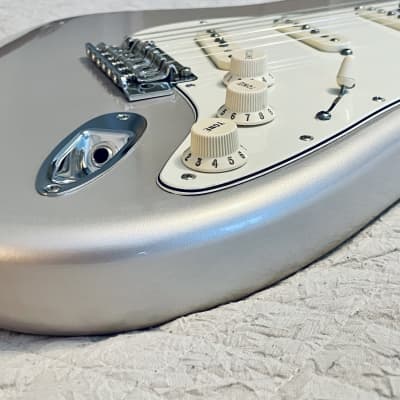 2018 Fender American Deluxe Stratocaster Blizzard Pearl w/Professional neck and CS Fat '50's pickups image 18