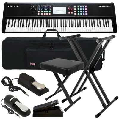 Kurzweil SP7 Grand 88-Key Stage Piano STAGE ESSENTIALS BUNDLE