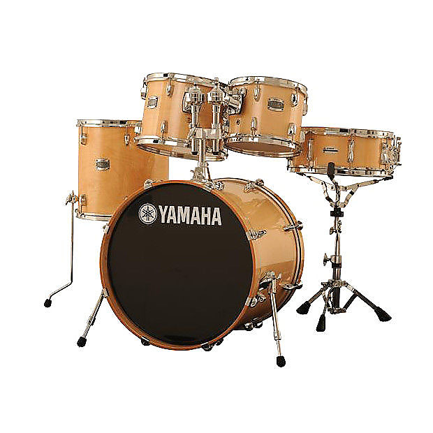 Yamaha Stage Custom Birch 10/12/14/20/5.5x14 5pc. Drum Kit Natural Wood image 1