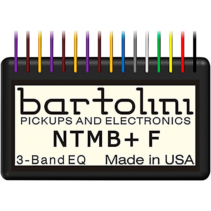 Bartolini NTMB+F 3Band EQ Preamp Module Reverb