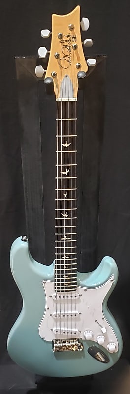  Paul Reed Smith 6 String SE Silver Sky Stone, Blue with Gigbag,  Right (109639:2J:) : Musical Instruments
