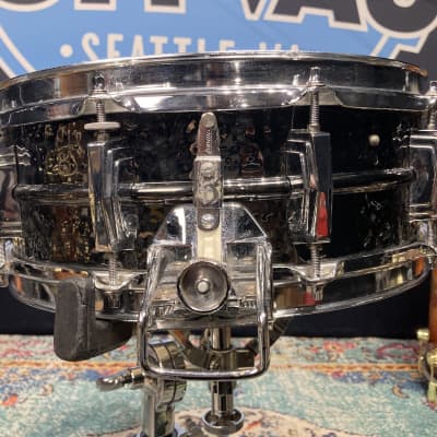 Ludwig - 1989 14x5" Black Beauty Hammered Brass Super-Sensitive, Snare Drum image 13