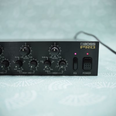 Boss Pro PQ-50 Parametric Equalizer With AC Adapter Made in Japan Guitar Effect Rack ZF33601 image 3