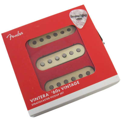 Fender Vintera '60s Vintage Stratocaster Pickup Set, Aged White, 0992209000 image 2