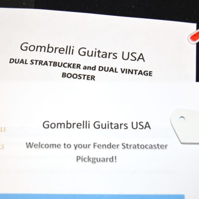 DUAL STRATBUCKER - Vibe 60s - Fender Loaded Stratocaster Pickguard DUAL Tone image 9