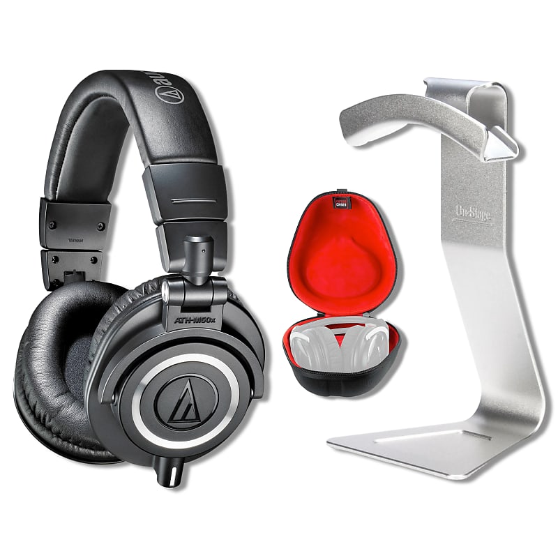 Audio-Technica ATH-M50x Professional Monitor Headphones, Gun Metal :  : Musical Instruments