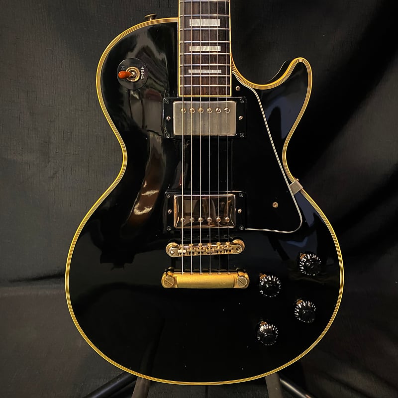 Used Burny RLC-60 LP Custom Style Electric Guitar w/ Case - | Reverb