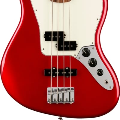 Fender Player Jaguar Bass, Pau Ferro Fingerboard, Candy Apple Red image 2