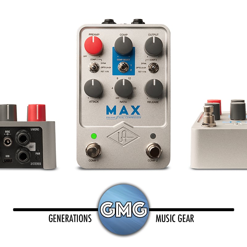 MAX Preamp & Dual Compressor by Universal Audio! UAFX Pedal **FREE