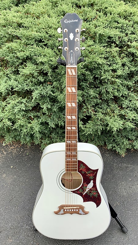 Epiphone Dove Pro Limited Edition Alpine White + HSC | Reverb