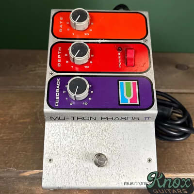 【Mu-Tron Phasor II ビンテージ 1970年代 動作確認済み】 Mu-Tron Phasor II ビンテージ 1970年代 動作確認済み】