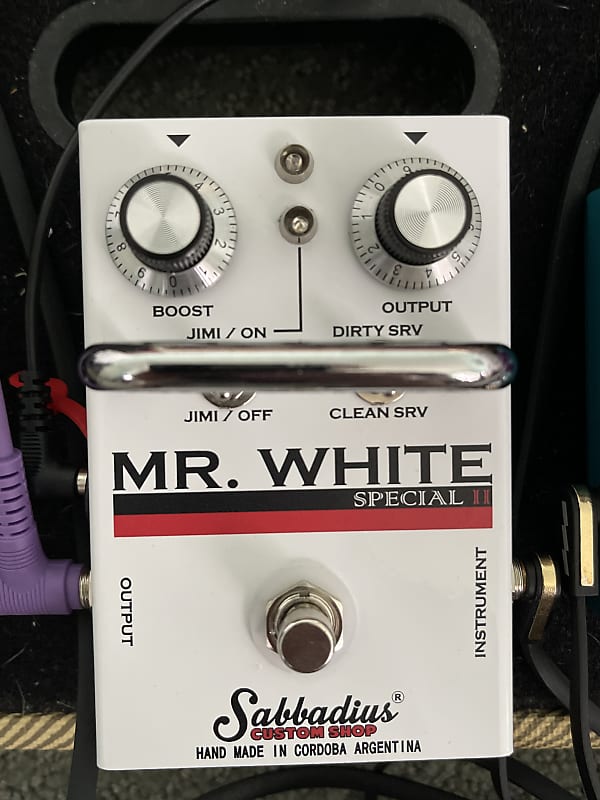 海外から直接取り寄せましたsabbadius custom shop Mr white special Ⅱ