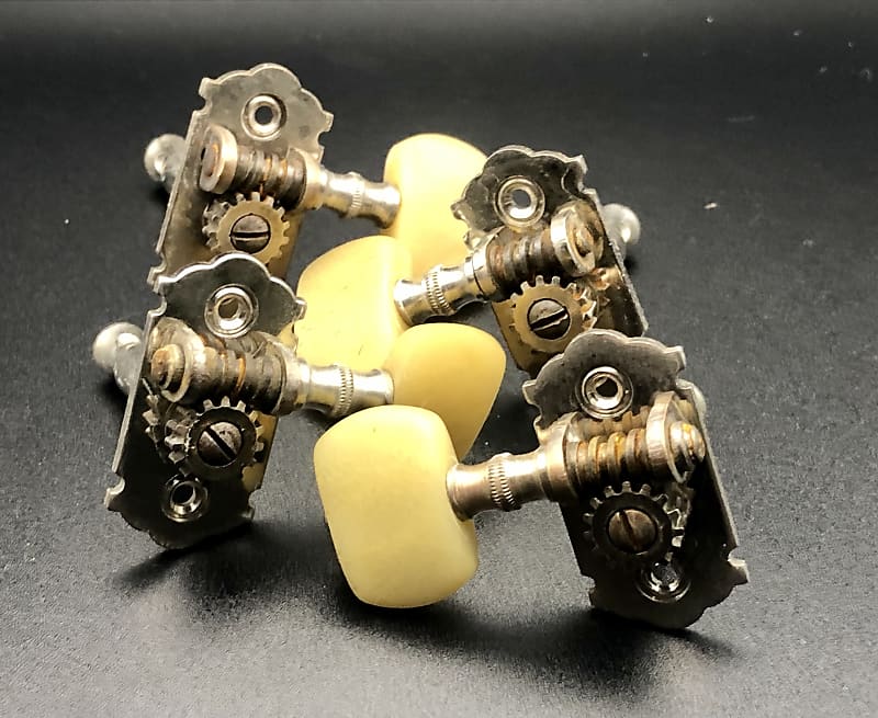 1960s Hofner Bass Machine Head Tuner Set 7mm shaft Reverb UK