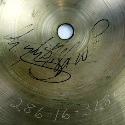 Zildjian 13"Paper-Thin 574g Hi-Hat Cymbal Vintage 30s Avedis A B20 Hand Hammered image 5