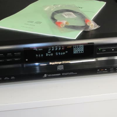 Sony CDP-CE535 - 5 Audio 5 CD Changer w new remote  Mega Changer compatible - Optical Out for DAC image 1