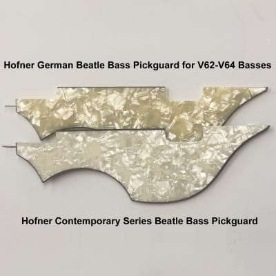 Hofner H65/36RH Perloid Pick Guard for German Hofner Right-Handed Beatle Basses image 2