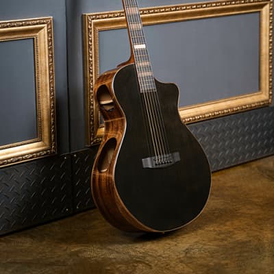 Cort Modern Black Trans Black Gloss w/Case (B Stock) image 3