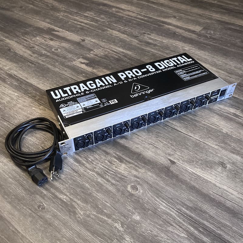 Behringer Ultragain Pro-8 Digital ADA8000 8-Channel Mic Preamp