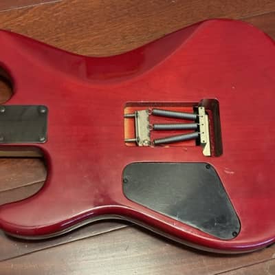 Chandler San Francisco Superstrat 1980s -Reverse Headstock Red