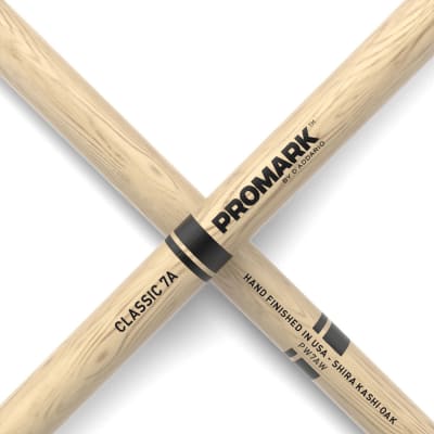 Promark Shira Kashi Oak 7A Wood Tip Drumsticks image 3