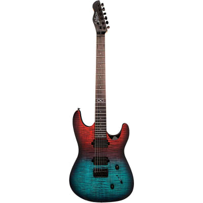 Chapman ML1 Modern Electric Guitar Red Sea Fade Gloss image 3