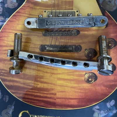 2021 Genuine Gibson Les Paul Custom Shop Murphy Lab ABR-1 Tune-O-Matic  Bridge & Tailpiece + Saddles | Reverb