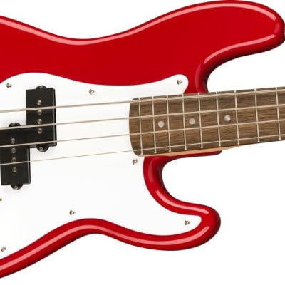 Squier Mini Precision Bass Laurel Fingerboard, Dakota Red image 2