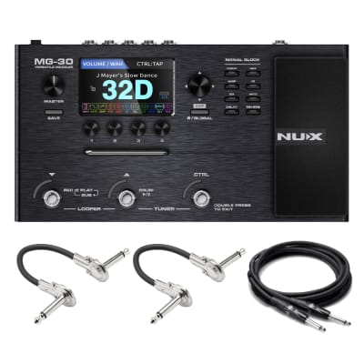 ギター NUX MG-30 Amazon.com: NUX MG-30 Guitar Multi-Effects Pedal Guitar/Bass