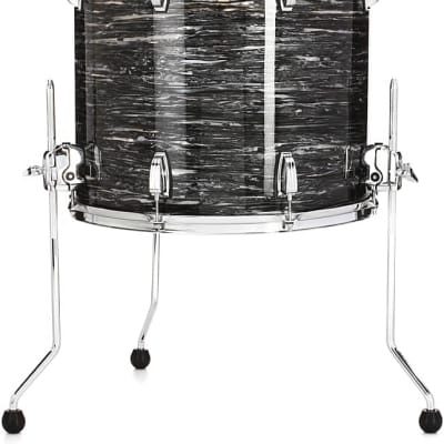Ludwig Classic Maple Floor Tom - 16 x 18 inch - Vintage Black Oyster image 1