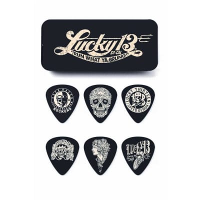 Dunlop L13CP73 Lucky 13 Assorted .73mm Guitar Picks (6-Pack)