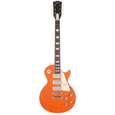 Gibson Custom Class 5 Triple Deluxe 3-Pickup Trans Orange Top (Serial #CS900100) image 4