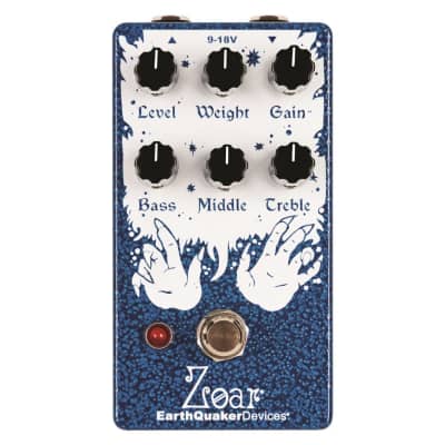 Earthquaker Devices Zoar Dynamic Audio Grinder Guitar Effects Pedal with Medium-High Gain Discrete Transistor-Based Distortion for sale