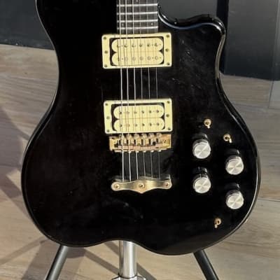Renaissance SPG Lucite Guitar 1980 - a very rare Black Lucite example w/2 hang tags that's quite minty. image 1